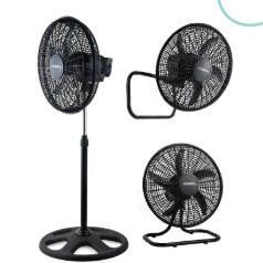 VENTILADOR ABANICO 18" 3 EN 1   CAJA X2